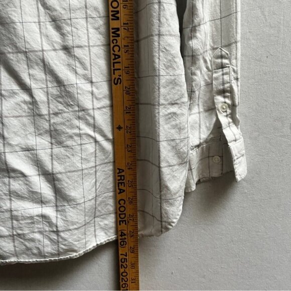 Babaton Aritzia lined collar white blouse Sz M - Picture 3 of 9